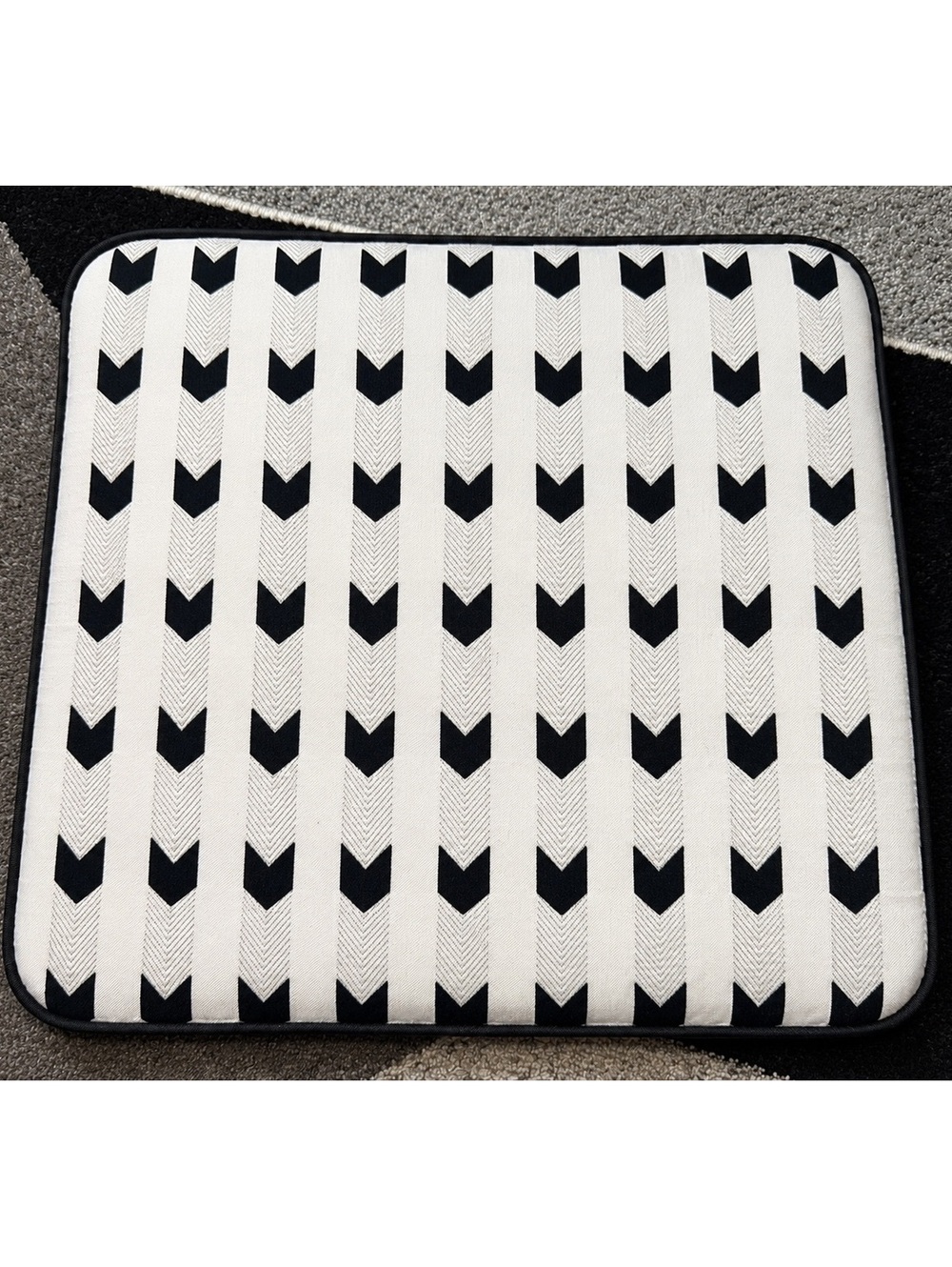 Black and White Pillow Cover 23 x 23 in